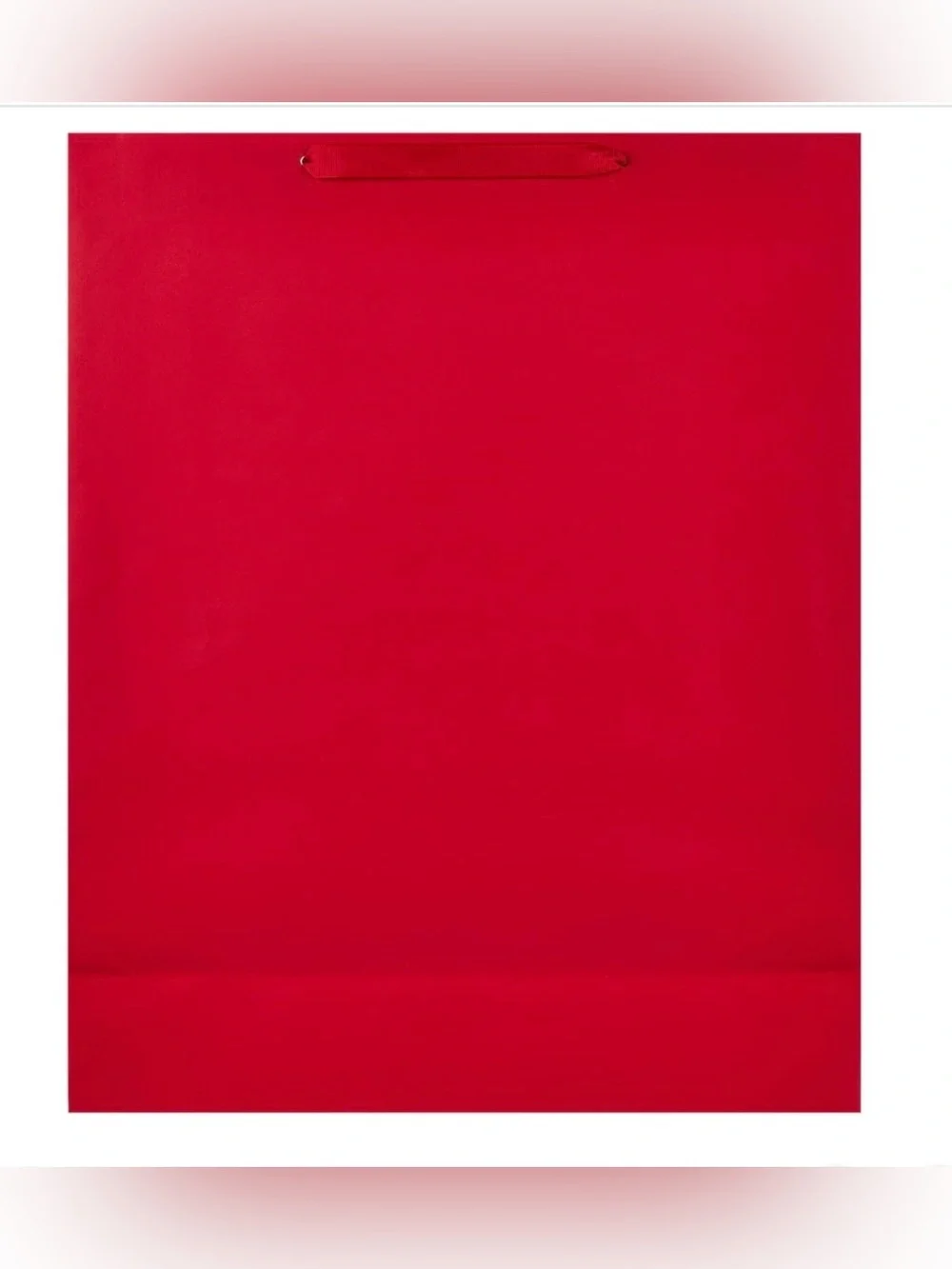 🎉 $5 Jumbo Red Gift Bag with Ribbon Handles